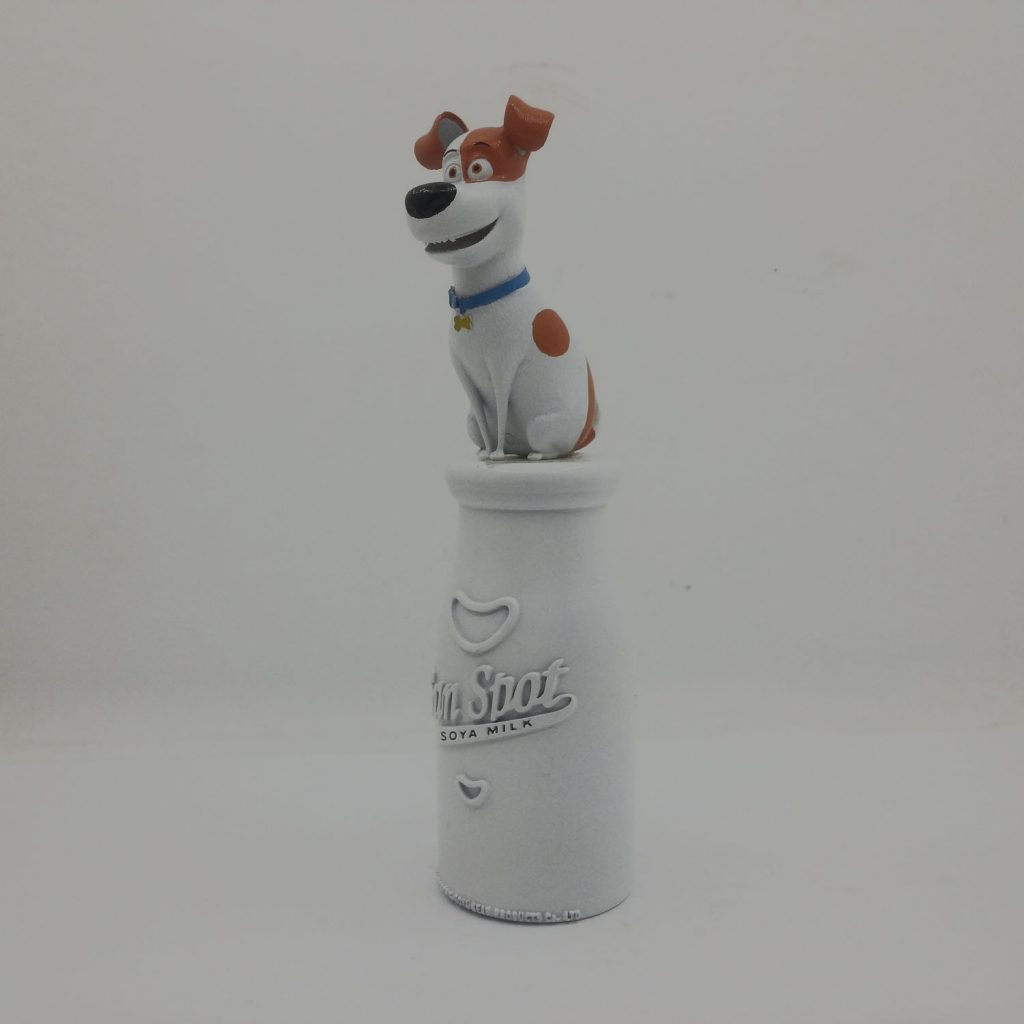 Custom Milk Bottle with 3D Character